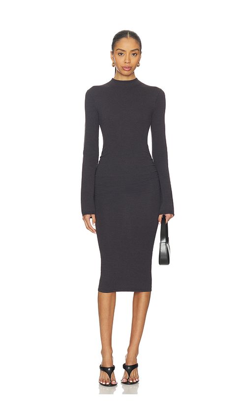 Lovers and Friends Olin Midi Dress in Charcoal Grey. M also in