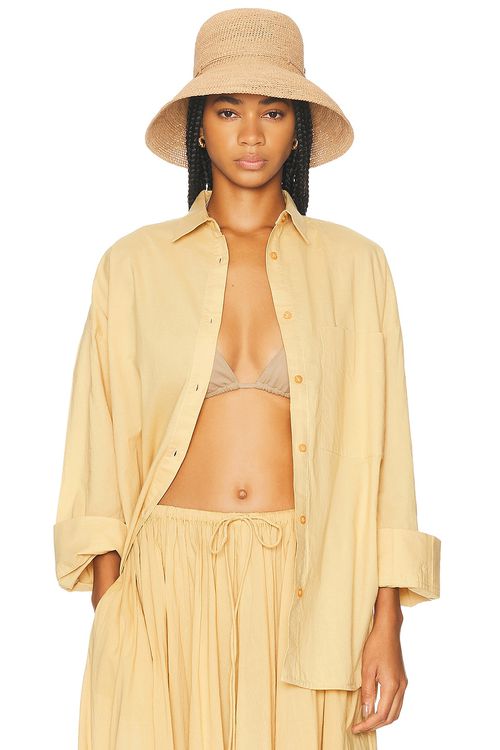 By Malene Birger Derris Shirt in Light Camel - Mustard.  42 also in