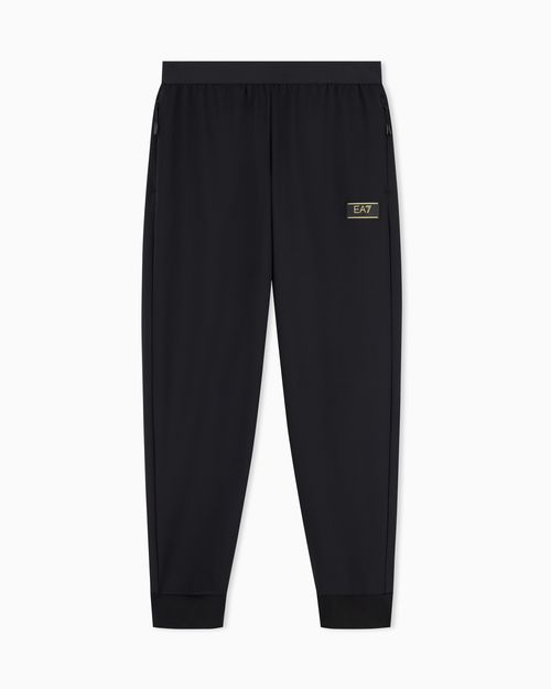 Stretch viscose-blend joggers