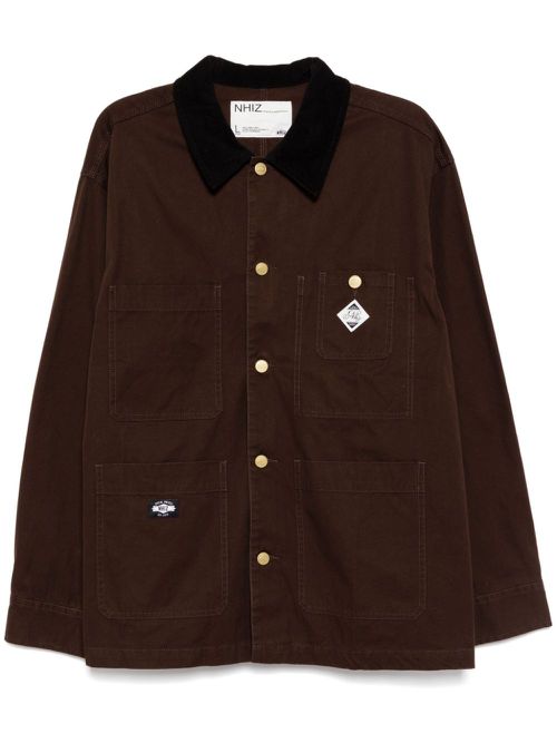 Corduroy shirt jacket - Brown
