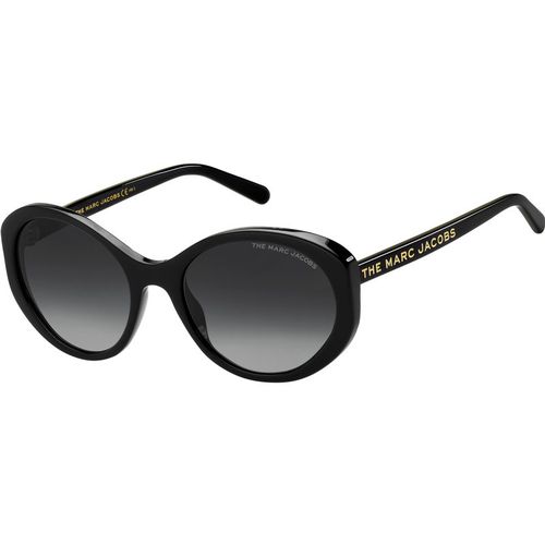 Marc Jacobs Woman Marc Jacobs MARC 520/S 807/9O Sunglasses Acetate Black Grey Round Normal Shaded