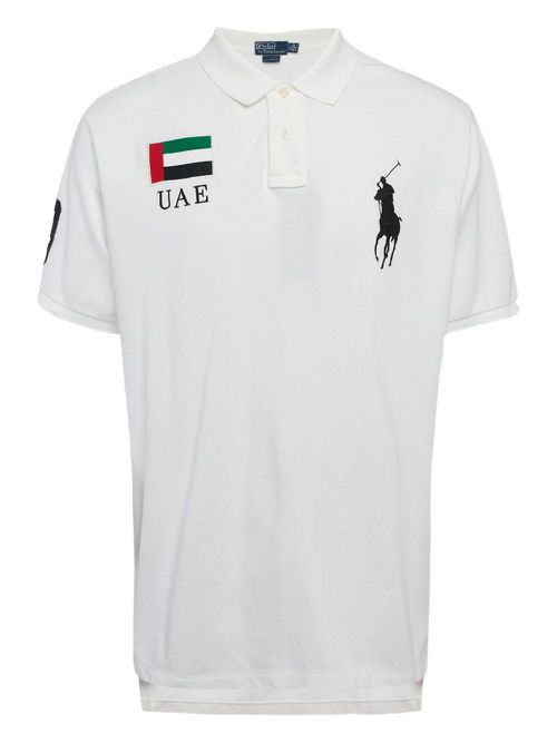 Pre-owned emblem-embroidered polo shirt - White