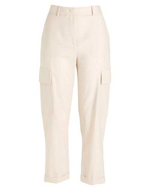 Woman Pants Beige Size 0 Wool, Polyamide, Metallic fiber