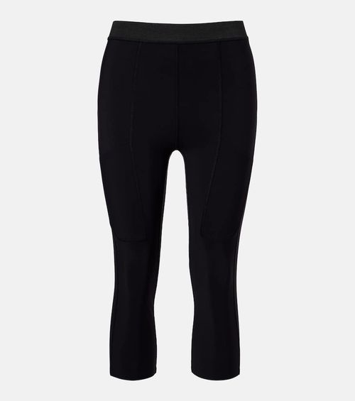 Jersey capri pants