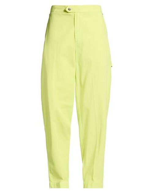 Man Pants Lime green Size M Cotton