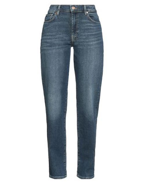 Luxe Vintage Woman Jeans Blue Size 26 Cotton, Modal, Elastomultiester, Elastane
