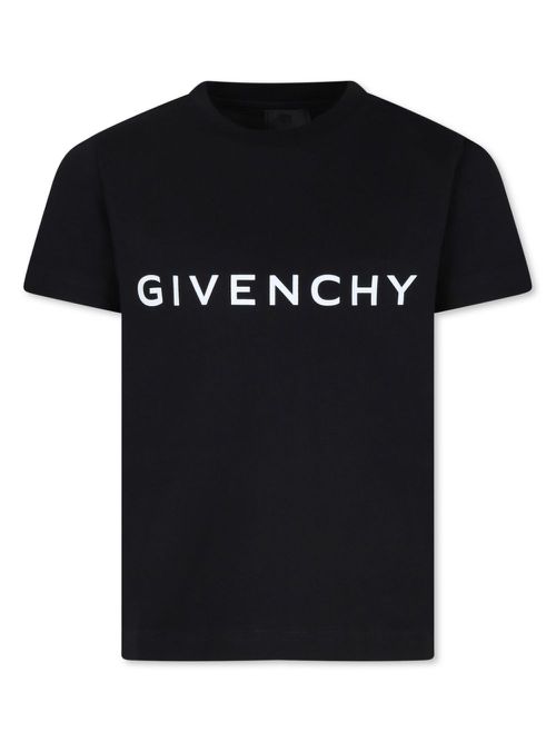 Logo-print organic-cotton T-shirt - Black