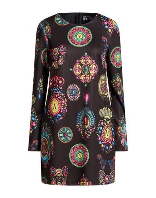 Woman Mini dress Black Size 6 Polyester, Elastane
