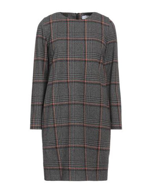 Woman Mini dress Lead Size 8 Polyester, Cotton