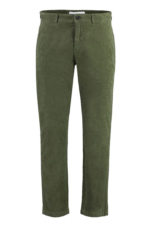 Green Slim Chino Pants