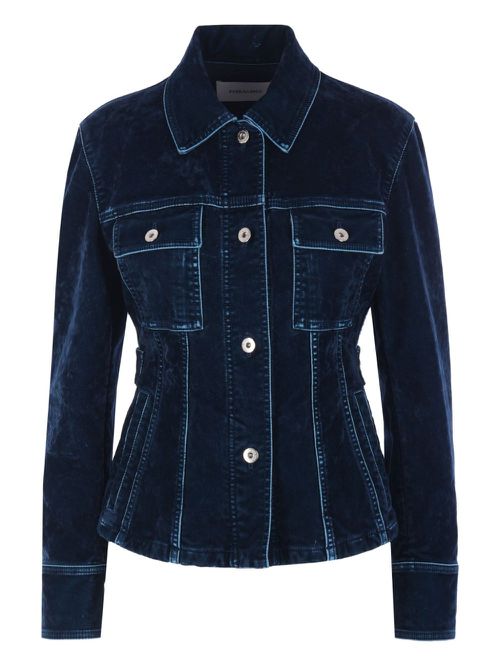 Ferragamo denim jacket - Blue