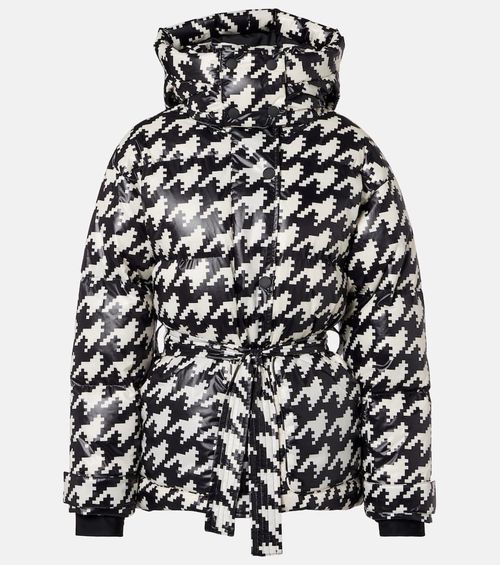 Polar belted ski jacket