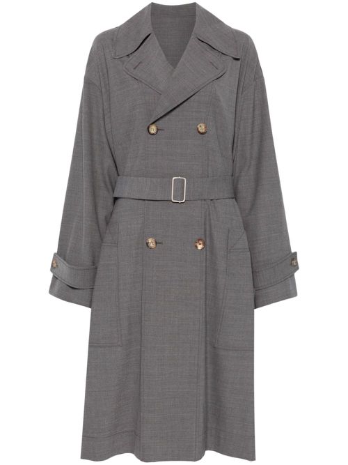 Belted trench coat - Grey