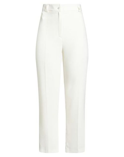 Woman Pants Ivory Size 8 Polyester
