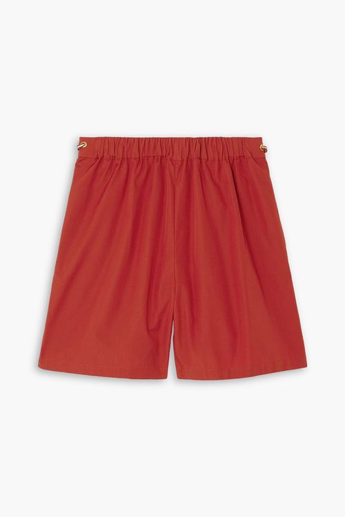 Haway cotton-poplin shorts - Red - IT 36