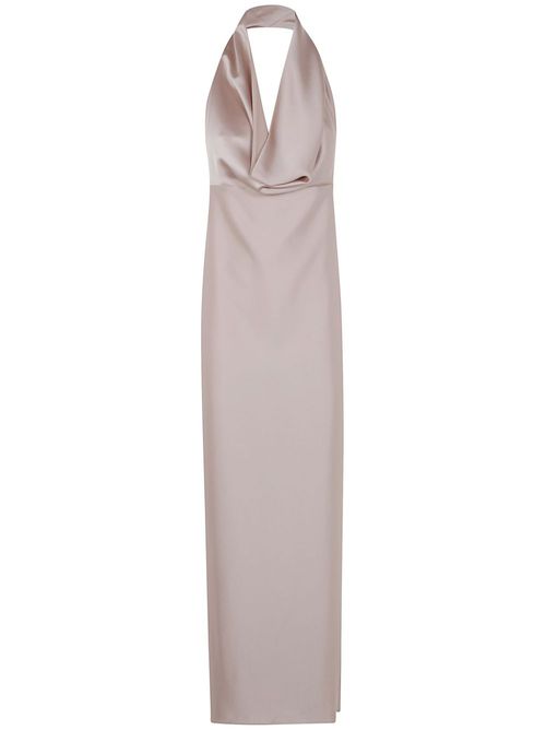 Draped maxi dress - Neutrals
