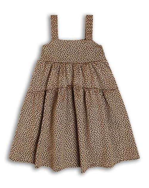 Kid Girl Kids' dress Camel Size 14 Polyester, Cotton, Elastane