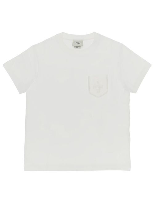 Cotton Jersey T-Shirt With Patch Pocket