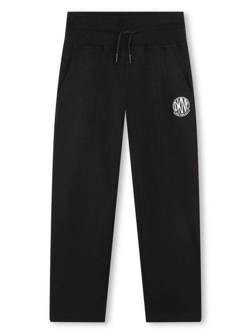 Logo-patch track pants - Black