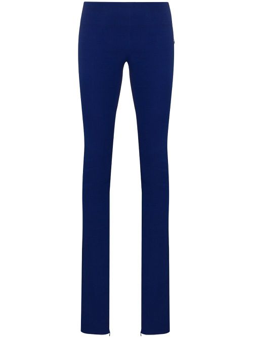 Low-rise slim-fit trousers - Blue