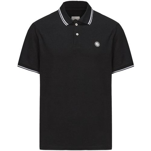 Pretty Green Mens Barton Polo in Black