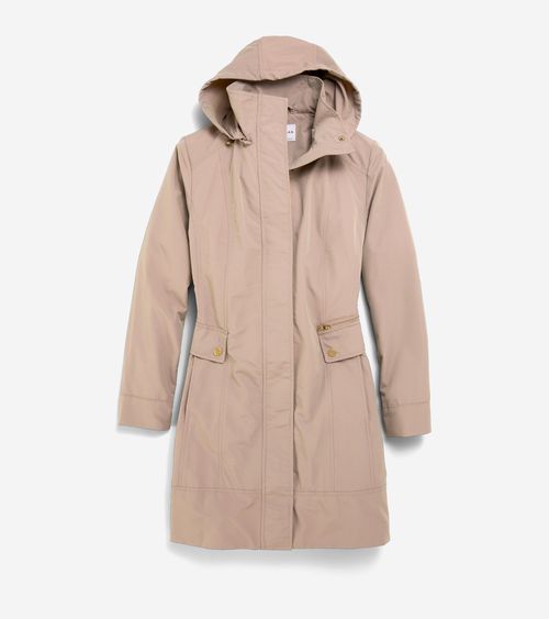 Women's Signature Packable Hooded Rain Jacket - Pink