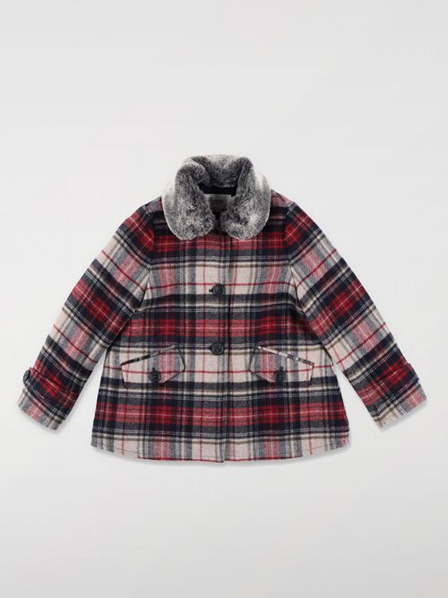 Coat Kids color Burgundy