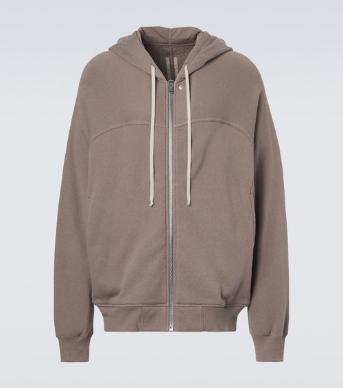 Cotton jersey hoodie