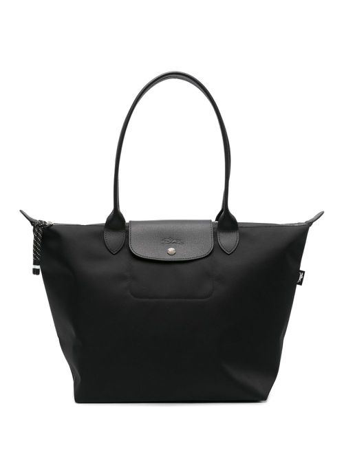 Large Le Pliage Energy canvas tote bag - Black
