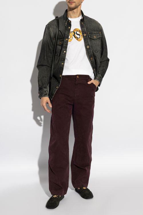 Denim Shirt, Men's, Grey