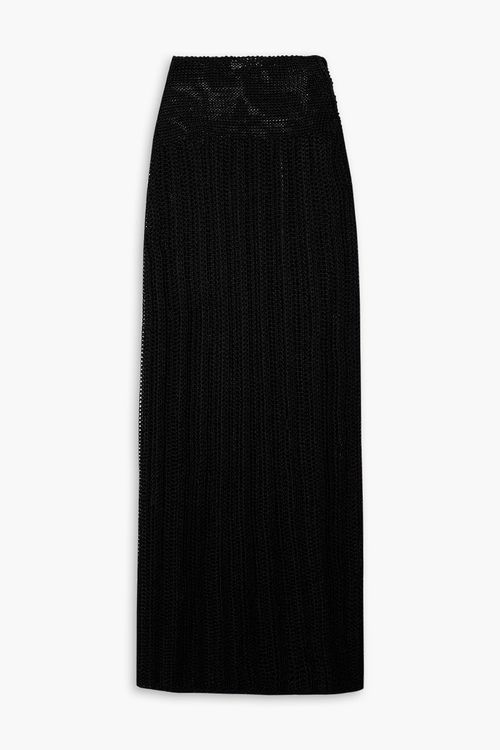 Khayal crocheted maxi skirt - Black - XXS