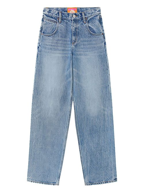 Logo-patch jeans - Blue