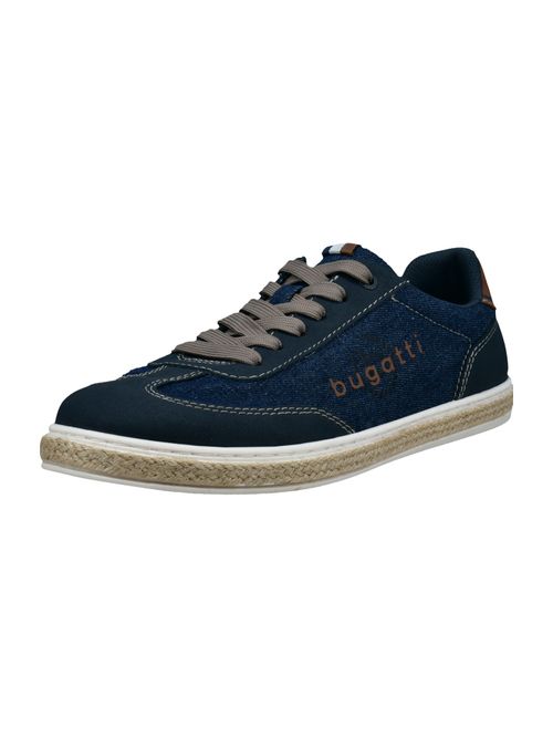 Bugatti Scarpa stringata sportiva navy / blu scuro / cognac