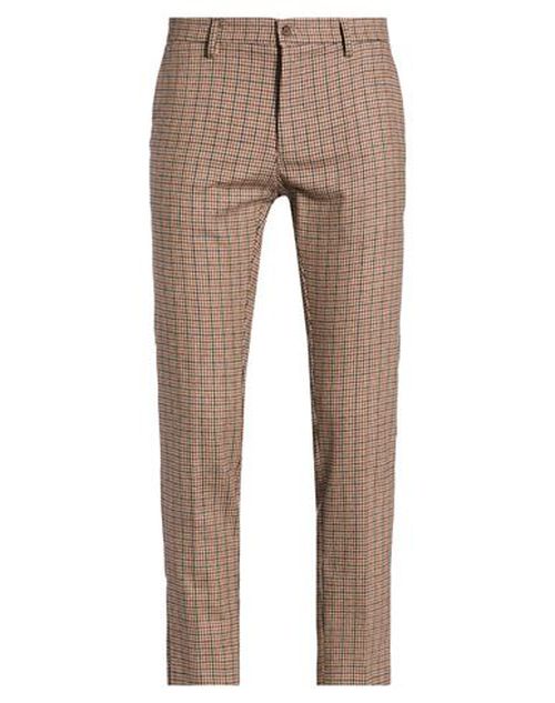 Man Pants Brown Size 28 Wool, Polyester, Elastane