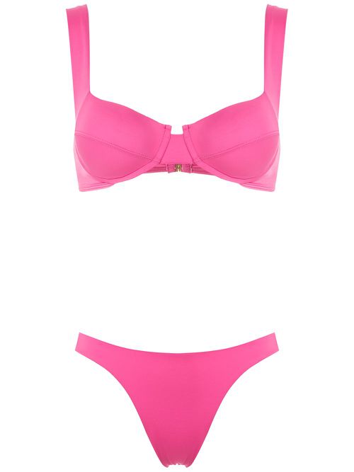 High cut leg bikini set - Pink