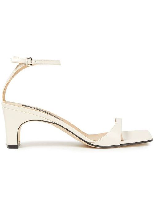Sr1 geometric heel sandals - Neutrals
