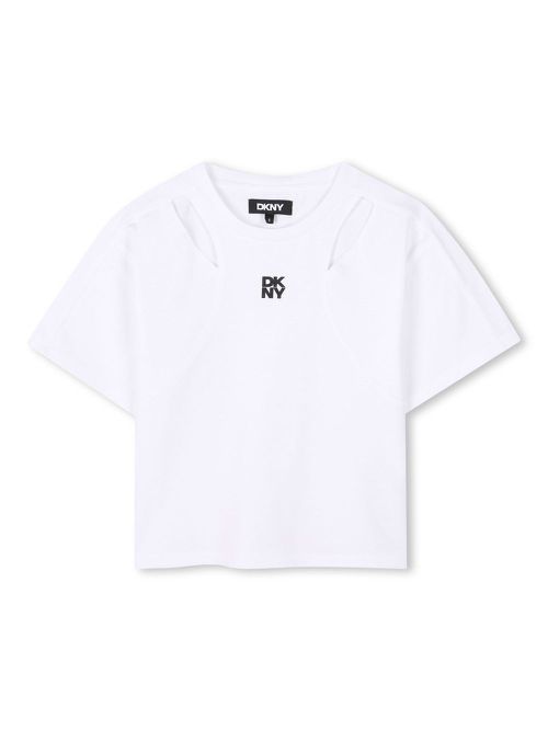 Cut-out T-shirt - White