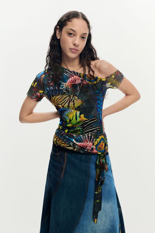 Asymmetrical Lacorix T-shirt