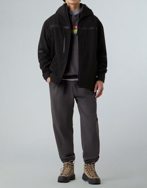 Softshell Hoodie Jacket — Black