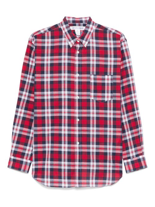 Red Long Sleeve Plaid Shirt
