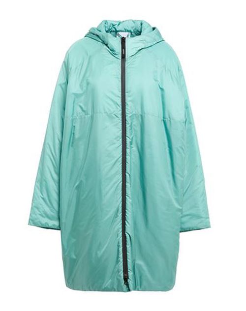 Woman Coat Turquoise Size L Polyamide