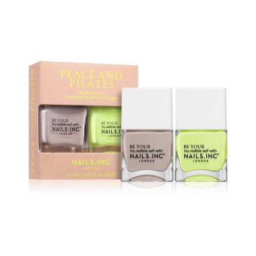 Nails Inc. Peace and Pilates Nail Polish Set Brook Street Long Lasting Nail Polish + Sunlight Square Long Lasting Nail Polish