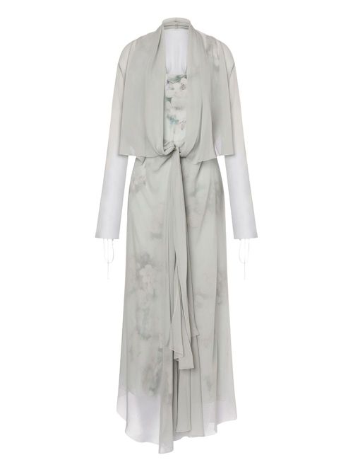 Silk dress - Grey