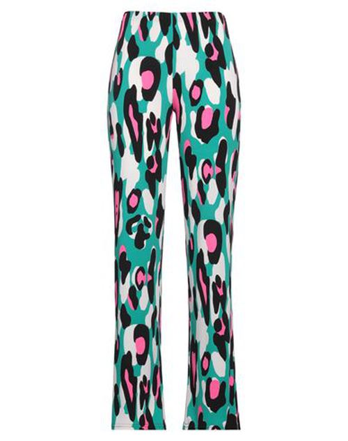 Woman Pants Green Size 4 Polyester, Elastane