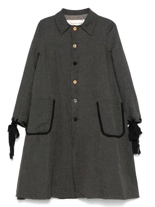 Single-breasted trench coat - Grey