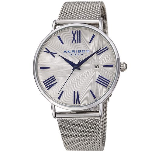 Quartz Silver Dial Mens Watch AK1110SS