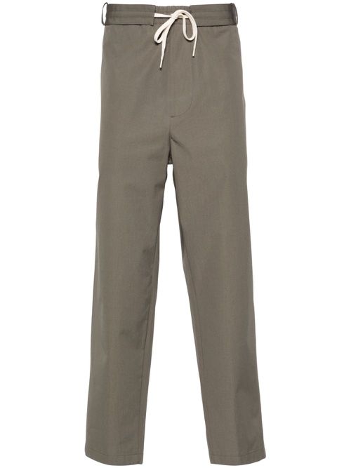 Elasticated-waistband trousers