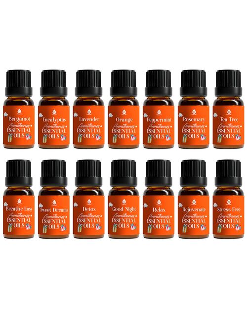 Essential Aromatherapy Oils - 14 Pack Gift Set