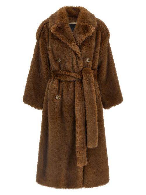 B&B Couture 'Farrah' Eco-Fur Coat