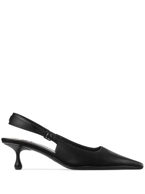 Amel 50mm leather pumps - Black